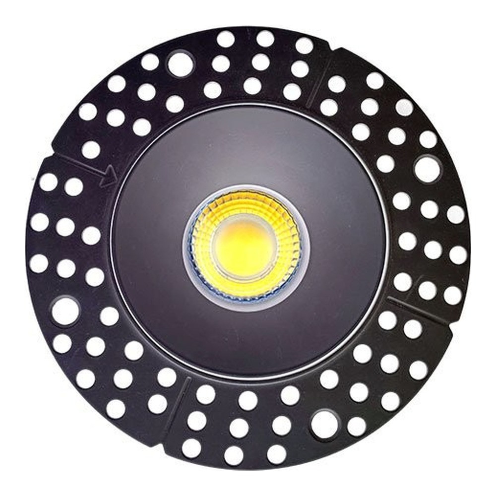 3 INCH ROUND FRAME TRIMLESS FOR DL3 SERIES - BLACK