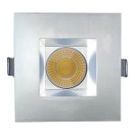 3 INCH SQUARE FRAME WITH TRIM FOR DL3 SERIES - WHITE