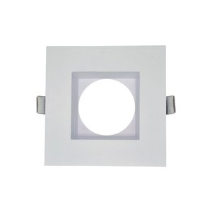 3 INCH SQUARE FRAME WITH TRIM FOR DL3 SERIES - WHITE