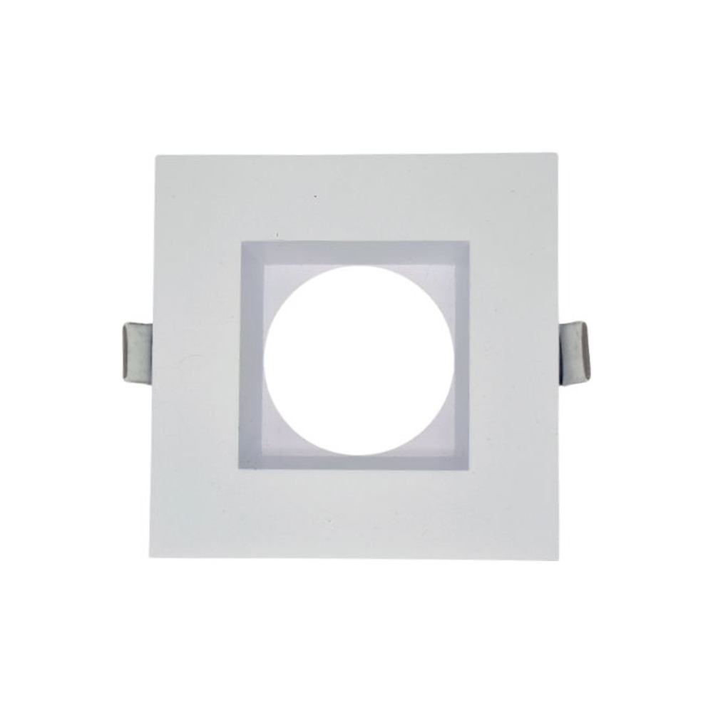 3 INCH SQUARE FRAME WITH TRIM FOR DL3 SERIES - WHITE