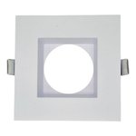 3 INCH CARRÉ FRAME WITH TRIM FOR DL3 SERIES - BLANC