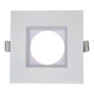 3 INCH CARRÉ FRAME WITH TRIM FOR DL3 SERIES - BLANC