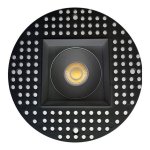 3 INCH SQUARE FRAME TRIMLESS FOR DL3 SERIES - BLACK