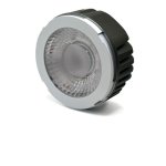 Encastré LED modulaire 4" - 12W - 5CCT (2700K-3000K-3500K-4000K-5000K) - 40° - CRI>90 - 1100LM - Découpe