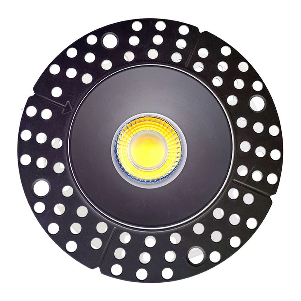4 INCH ROUND FRAME TRIMLESS FOR DL3 SERIES - BLACK