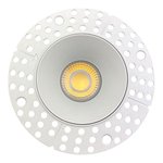 4 INCH ROUND FRAME TRIMLESS FOR DL3 SERIES - WHITE