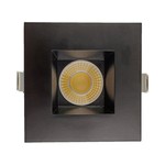 4 INCH SQUARE FRAME WITH TRIM FOR DL3 SERIES - BLACK