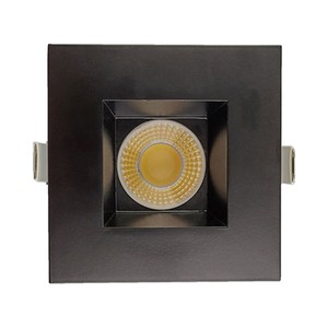 4 INCH SQUARE FRAME WITH TRIM FOR DL3 SERIES - BLACK