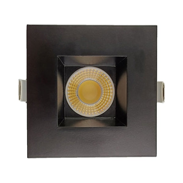 4 INCH SQUARE FRAME WITH TRIM FOR DL3 SERIES - BLACK
