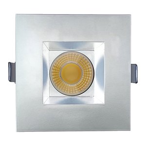 4 INCH SQUARE FRAME WITH TRIM FOR DL3 SERIES - WHITE