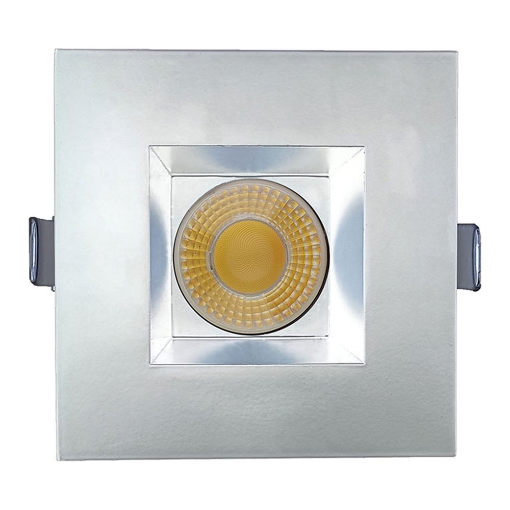 4 INCH SQUARE FRAME WITH TRIM FOR DL3 SERIES - WHITE