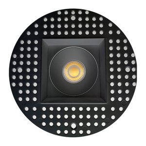 4 INCH SQUARE FRAME TRIMLESS FOR DL3 SERIES - BLACK