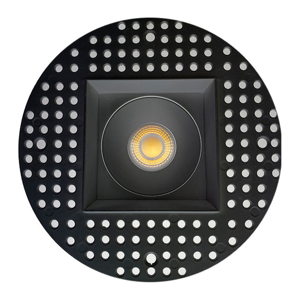 4 INCH SQUARE FRAME TRIMLESS FOR DL3 SERIES - BLACK