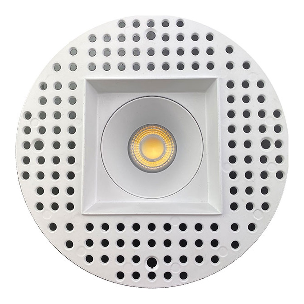 4 INCH SQUARE FRAME TRIMLESS FOR DL3 SERIES - WHITE