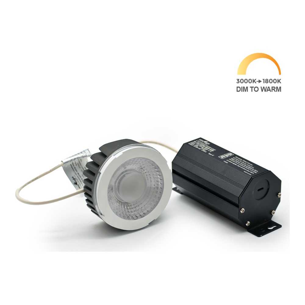 4 INCH MODULAR LED DOWNLIGHT, 12WATT, DIM TO WARM, BEAM ANGEL 40 DEGREE, CRI90, 1100 LUMEN, CUT OUT