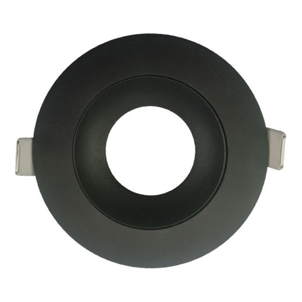 3-inch tiltable round frame with trim for DL3 series - Black