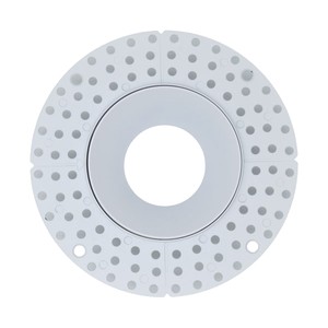 3-INCH TILTABLE ROUND FRAME TRIMLESS FOR DL3 SERIES, WHITE