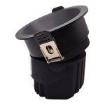 ENCASTRÉ ANTI-ÉBLOUISSEMENT LED 4 POUCES 120VAC 20W 1650LM ANGLE 36D 5CCT FP>0.9 IRC>90 CORPS NOIR RÉFLECTEUR