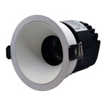 CL-DL5-R-20W-36D-5CCT-WH - 3 INCHES ANTI GLARE RECESSED DOWNLIGHT 120VAC 12W 750LM BEAM ANGLE 36D 5C