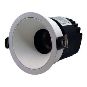 CL-DL5-R-20W-36D-5CCT-WH - 3 INCHES ANTI GLARE RECESSED DOWNLIGHT 120VAC 12W 750LM BEAM ANGLE 36D 5C