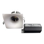 3 INCHES SQUARE BUTTERFLY DOWNLIGHT, 9WATT, 840LM, PF0.9, FT4 WIRE, 5CCT (2.7K, 3K, 3.5K, 4K, 5K)