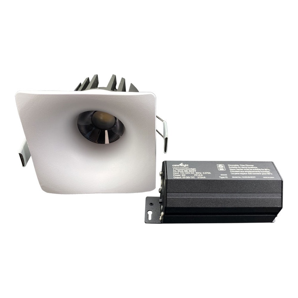 3 INCHES SQUARE BUTTERFLY DOWNLIGHT, 9WATT, 840LM, PF0.9, FT4 WIRE, 5CCT (2.7K, 3K, 3.5K, 4K, 5K)