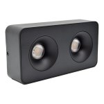 4-INCH DOUBLE SQUARE SURFACE MOUNT DOWNLIGHT - 20 WATTS - 1450 LM - PF>0.9 - FT4 WIRE - 5CCT (2.7K - 3K - 3.5K - 4K -