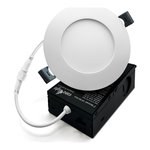 3 INCHES SMD DOWNLIGHT 6W 90-130 V AC - IP20 -UP TO 530LM -CRI 85+ - 5CCT -120DEG - WHITE