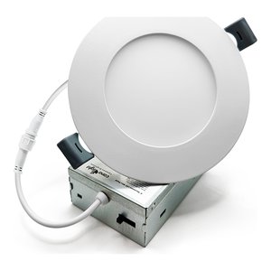 4 INCHES SMD DOWNLIGHT 9W - 90-130 V AC - IP20 - UP TO 800LM - CRI 85+ - 5CCT - 120° - WHITE (CUT OUT105~114MM)