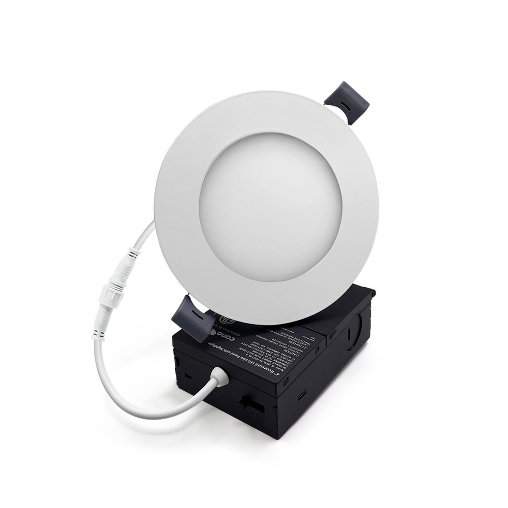 Encastré SMD 4" avec veilleuse 9+2W - 90-130V AC IP20 - Jusqu'à 800 LM - CRI>85 - 1CCT - Gradable - 120°