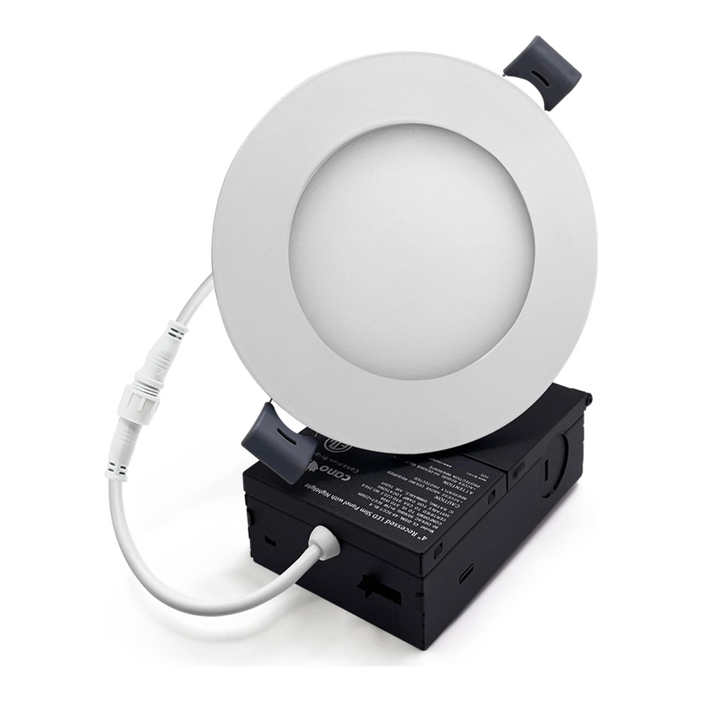 4 INCHES SMD DOWNLIGHT WITH NIGHTLIGHT 9+2 W - 90-130 V AC IP20  - 800 LM - CRI 85+ 5CCT - DIMMABLE  - 120 ° -