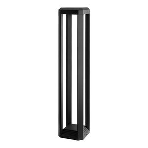 LED EXTERIOR LIGHT 12W, 12-24 V AC/DC, 988LM, H:800MM IP65 ,3000K ,236°,BLACK BODY