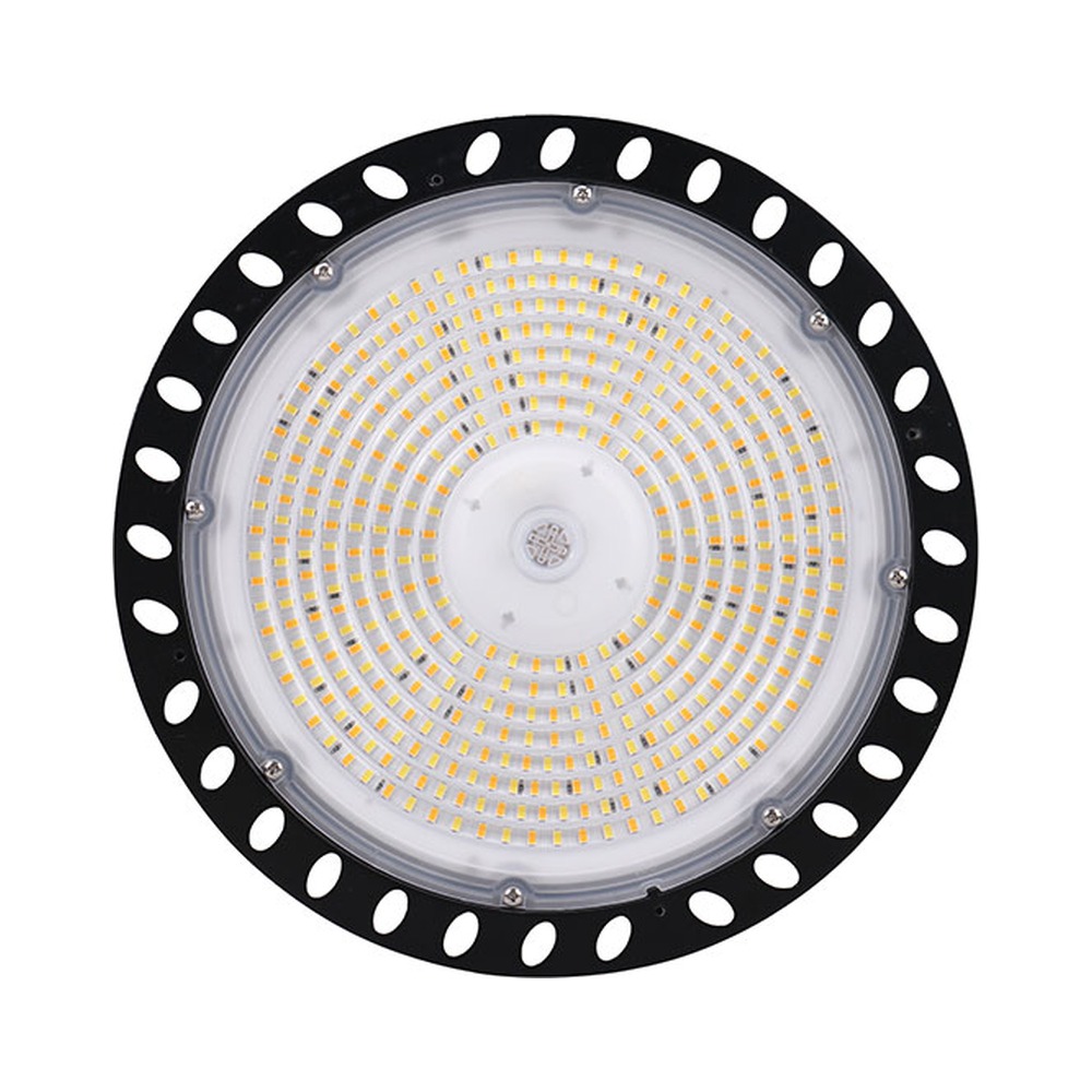 LED UFO HIGHBAY - ENTRÉE AC120-347V - PUISSANCE AJUSTABLE 100W/120W/150W - 3CCT(3500K-4000K-5000K) - 138LM/W
