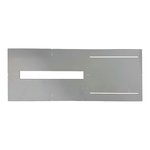 PLAQUE D'INSTALLATION CARRÉE 11,06 X 1,38 PO SANS REBORD - COMPATIBLE CL-LB10-T1-20-38D