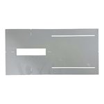 PLAQUE D'INSTALLATION CARRÉE 5.71" X 1.38" SANS REBORD POUR CL-LB5-T1-10-38D
