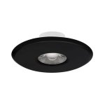 Luminaire LED linéaire encastré à lame 10 têtes - 120VAC - 20W - 38° - 1650LM - CRI>90 - PF>0.9 - Milieu humide - 4000K - Noir