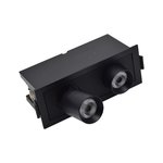 LUMINAIRE LED ENCASTRÉ LINÉAIRE 2 TÊTES ORIENTABLES 6W - 5CCT CRI90 ANGLE 38° ZONE HUMIDE - NOIR