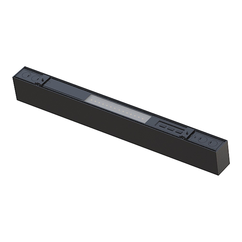 2 FT LINEAR LIGHT 120-347VAC 3 POWER ADJUSTABLE (15/20/25W) 0-10V DIMMING RA 80+ LM130LM/W 3CCT (3000K, 3500K, 4000K) UP AND DOWN LIGHT BLAKC BODY