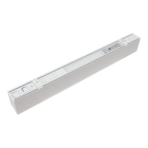 8 FT LINEAR LIGHT 120-347VAC 3 POWER ADJUSTABLE (60/80/100W) 0-10V DIMMING RA 80+ LM130LM/W 3CCT (3000K, 3500K, 4000K) UP AND DOWN LIGHTS WHITE BODY
