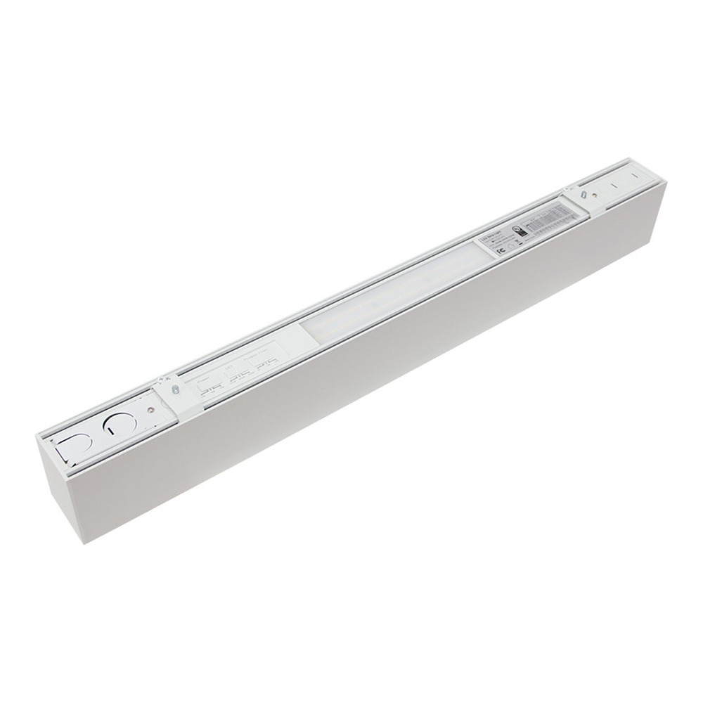 8 FT LINEAR LIGHT 120-347VAC 3 POWER ADJUSTABLE (60/80/100W) 0-10V DIMMING RA 80+ LM130LM/W 3CCT (3000K, 3500K, 4000K) UP AND DOWN LIGHTS WHITE BODY