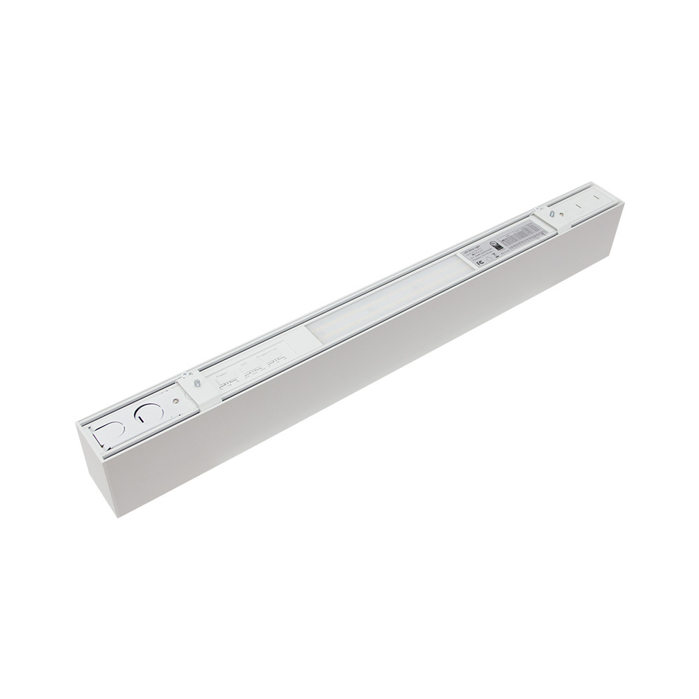 8 FT LINÉAIRE LUMINAIRE 120-347VAC 3 ALIMENTATION ADJUSTABLE (60/80/100W) 0-10V DIMMING RA＞80 LM130LM/W 3CCT (3000K -