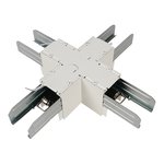 CROSS CONNECTOR FOR LL1 SERIES LINEAR LIGHTS WHITE