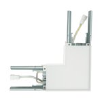 L CONNECTOR FOR LL1 SERIES LINEAR LIGHTS WHITE
