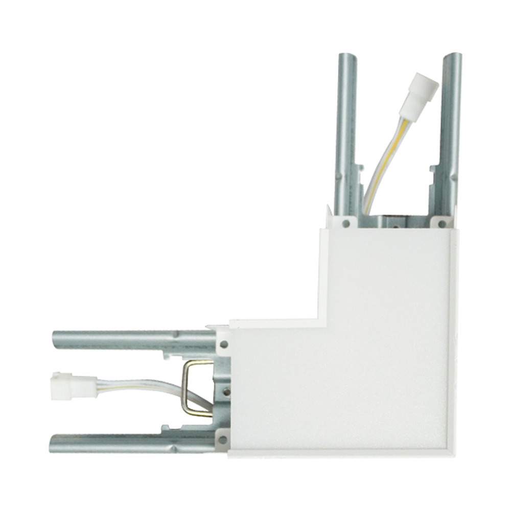 L CONNECTOR FOR LL1 SERIES LINEAR LIGHTS WHITE