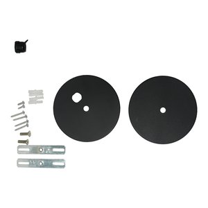 CANOPY PENDANT KIT FOR LL1 LINEAR LIGHTS BLACK
