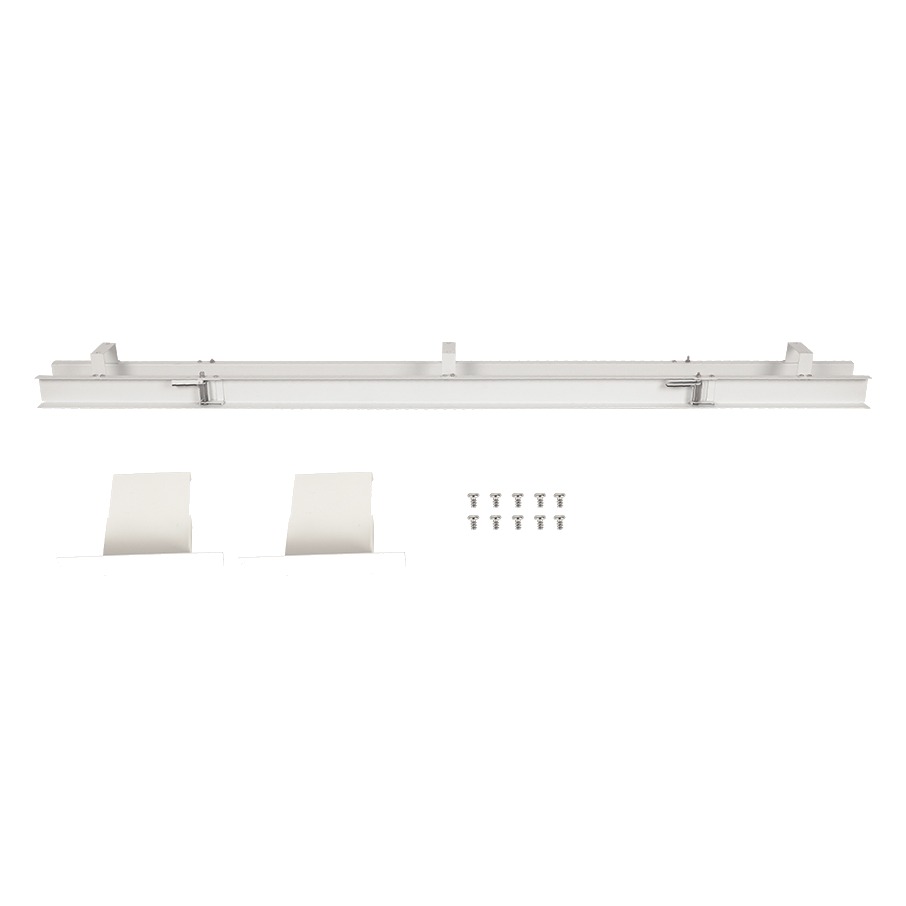 RECESSED KIT FOR LL1 SERIES 4 FT WHITE