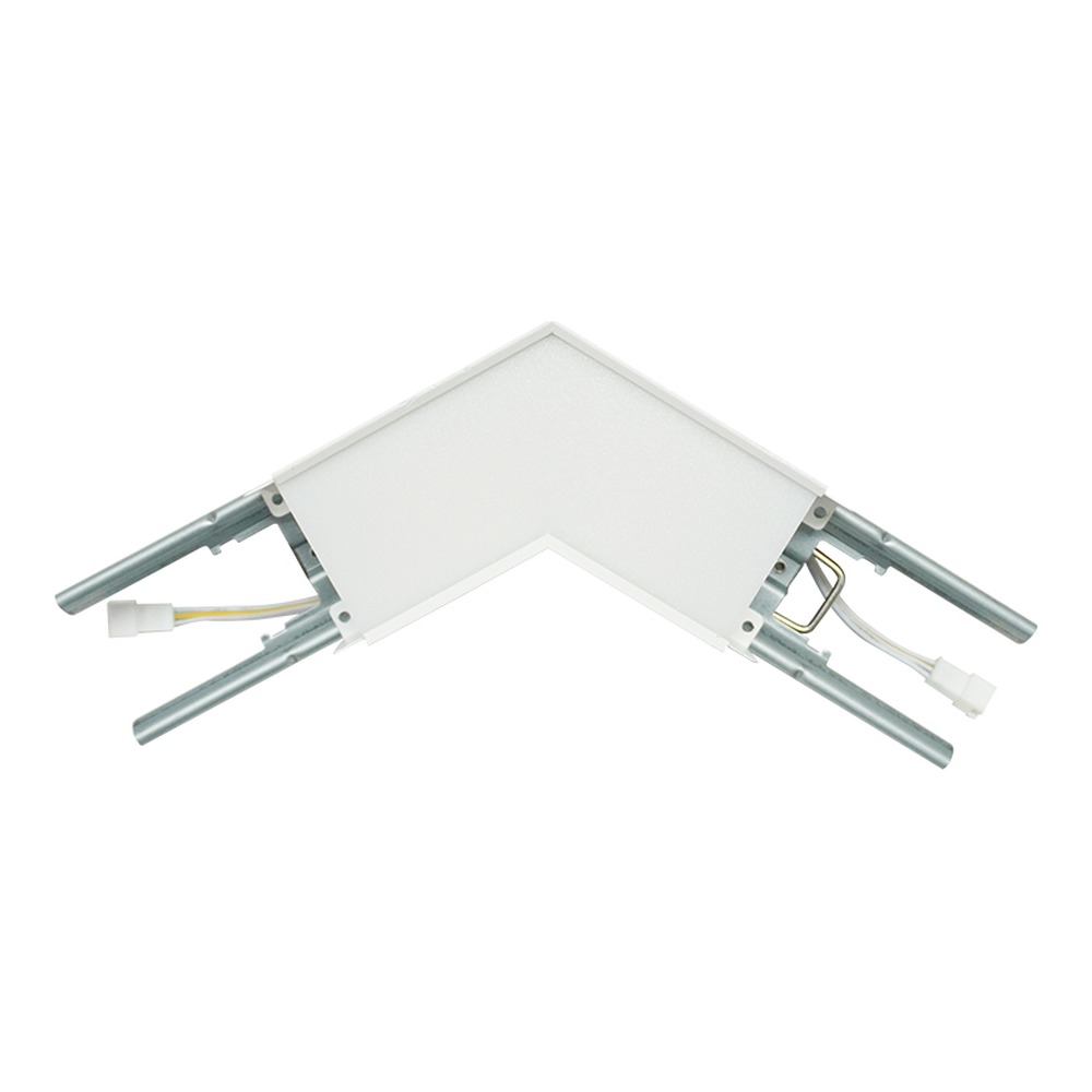 120-DEGREE CONNECTOR FOR LL1 LINEAR LIGHTS WHITE