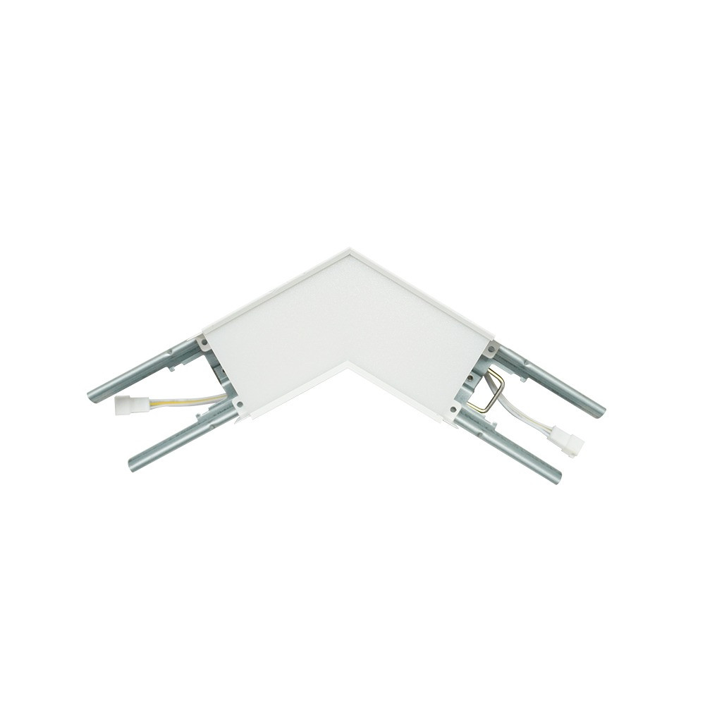 CONNECTEUR 120 DEGRES POUR LUMINAIRES LINEAIRES LL1 BLANC