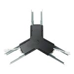 Y CONNECTOR FOR LL1 SERIES LINEAR LIGHTS BLACK