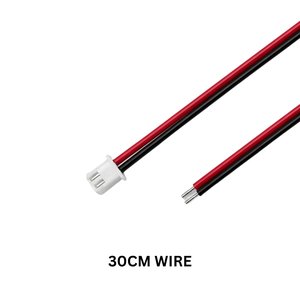 LED SHEET CONNECTOR - SINGLE HEAD WITH 30CM WIRE - 20AWG - 2PIN - SUITABLE FOR CL-LSH-392-4824